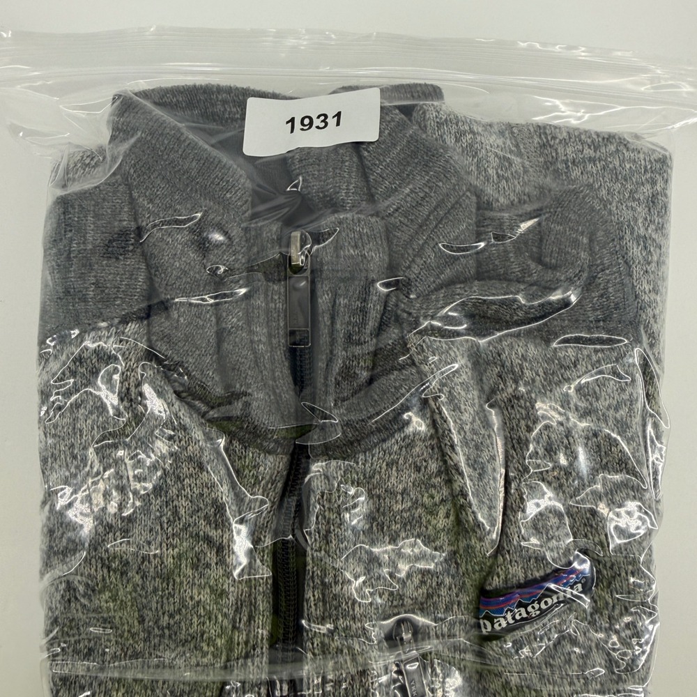 Patagonia Better Sweater 1/4 Zip Pullover Fleece Gray Mens Medium 25523 - Picture 8 of 8